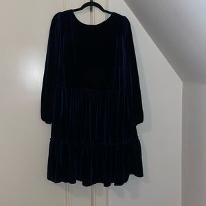 Anthropologie Plus size Velvet dress